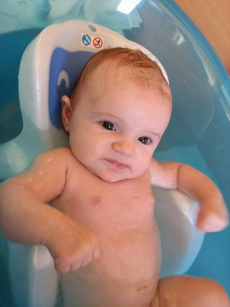 1er bain avec Transat