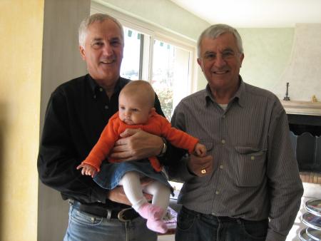 Me voil� avec mes Papy.....