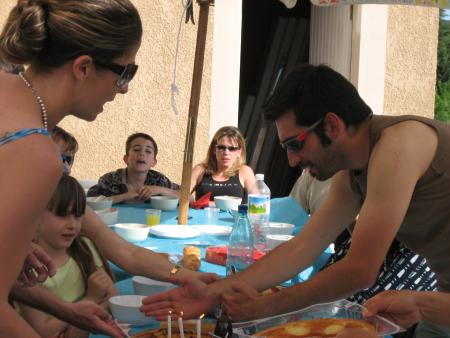 Anniversaire du Papa d'Antonio et Julian