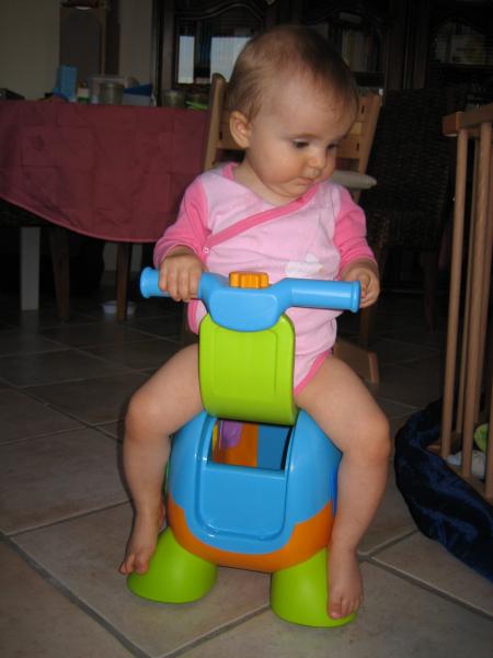 �a y est j'ai mon scooter !