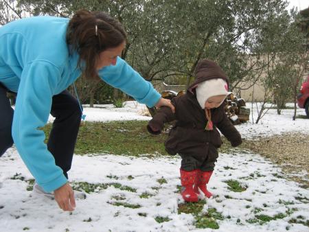 La neige !
